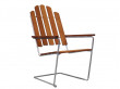 A3 outdoor armchair galvanized steel base. 