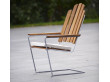 A3 outdoor armchair galvanized steel base. 