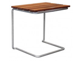 A3 outdoor foot stool galvanized steel base. 