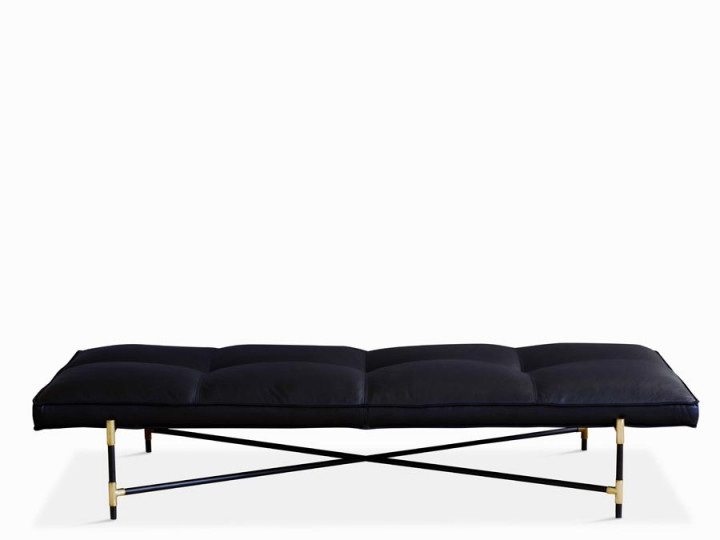 Daybed model 700, brass