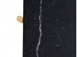 Console scandinave en marbre de Carrare. Structure noire avec détails en laiton. 