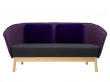 Aura Wood Sofa. 2 seats