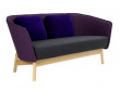 Aura Wood Sofa. 2 seats