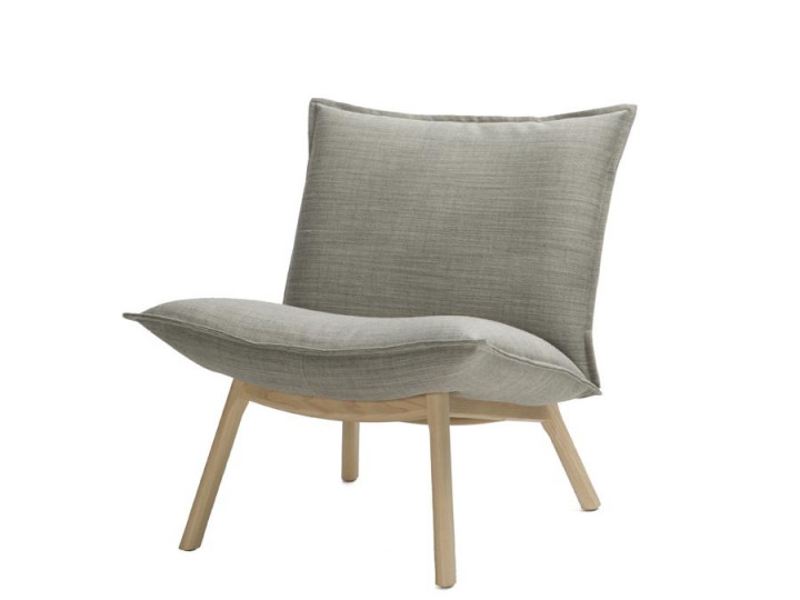 Fauteuil scandinave modèle Lab XL dossier bas. 