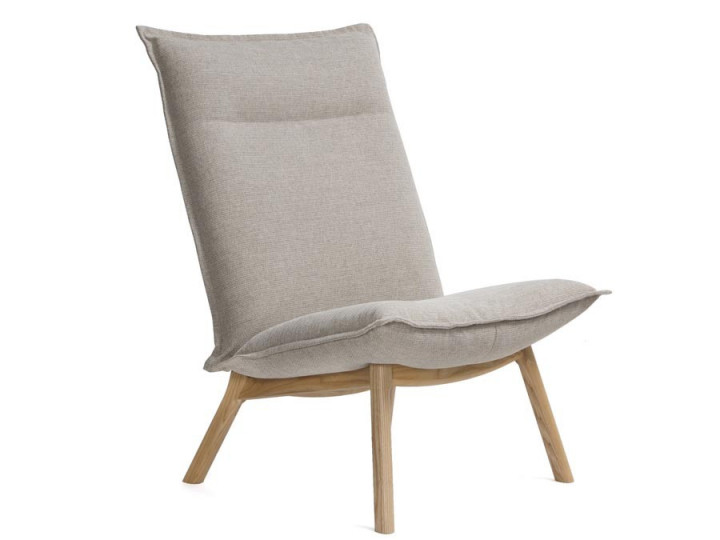 Fauteuil scandinave modèle Lab XL dossier haut. 