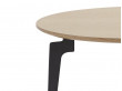 Table basse scandinave modèle Ballerup Wood Ø 70 cm