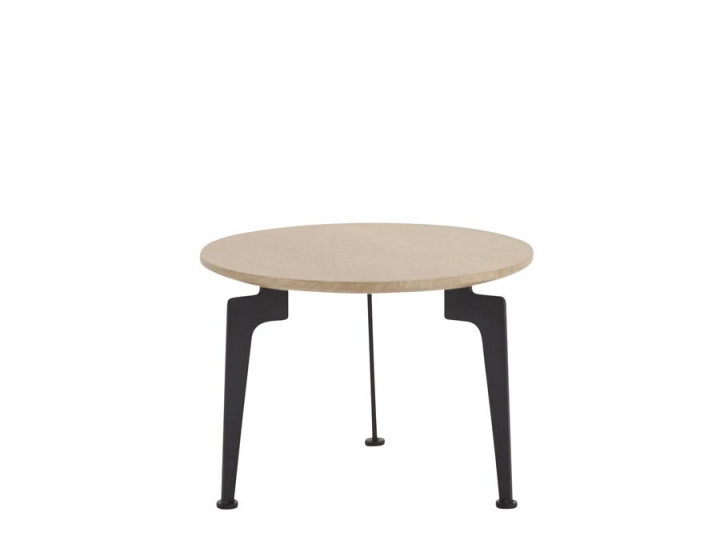 Table basse scandinave modèle Ballerup Chêne Ø 45 cm