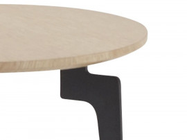 Table basse scandinave modèle Ballerup Chêne Ø 45 cm