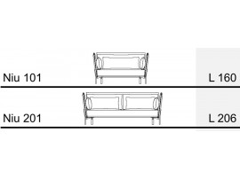 Scandinavian sofa model Niu.