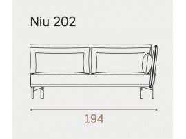 Scandinavian modular sofa model Niu. 3 elements. 