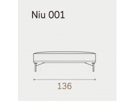 Scandinavian modular sofa model Niu. 3 elements. 