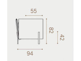 Scandinavian modular sofa model Niu. 3 elements. 