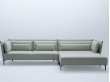 Scandinavian modular sofa model Niu. 3 elements. 