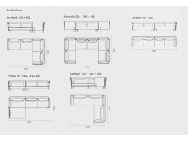 Canapé modulable scandinave modèle Niu.