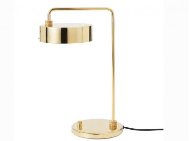 Lampe à poser scandinave modèle Petite Machine en laiton