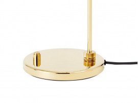 Petite Machine floor lamp in brass