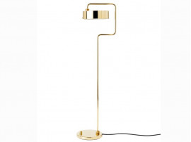 Petite Machine floor lamp in brass