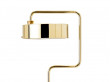 Petite Machine floor lamp in brass