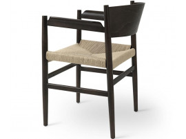 Nestor Dining Chair. Sirka grey beech and natural paper cord.