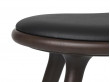 Low Stool. 47 cm. Dark stained beech 