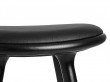 Tabouret scandinave  47 cm. Hêtre teinté noir mat. 