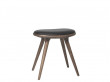 Low Stool. 47 cm. Sirka grey stained  oak.  