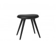 Low Stool. 47 cm. Black stained beech 