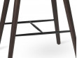 High Stool. 69 cm or 74 cm. Dark stained beech 