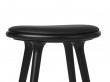 Tabouret scandinave.  69 cm ou 74 cm. . Hêtre teinté noir mat. 