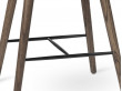 High Stool. 69 cm or 74 cm. Dark stained oak. 