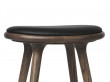 High Stool. 69 cm or 74 cm. Dark stained oak. 