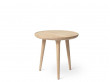 Table d'appoint scandinave modèle Accent chêne.  Ø 45 cm, 2 tailles