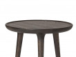 Table d'appoint scandinave modèle Accent chêne foncé.  Ø 45 cm, 2 tailles