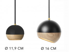 Suspension scandinave modèle Ray. Taille S. Noir.  