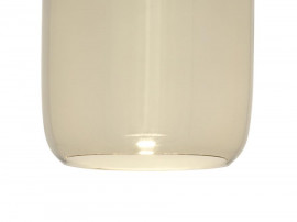 Liuku Ball Pendant. Smoked glass shade. 