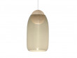 Liuku Ball Pendant. Smoked glass shade. 