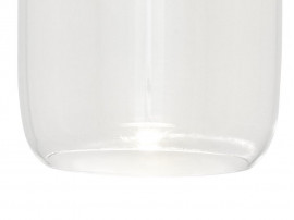 Liuku Drop Pendant. Transparentglass shade. 