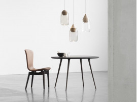 Liuku Drop Pendant. Transparentglass shade. 