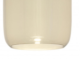 Liuku Drop Pendant. Smoked glass shade. 