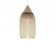 Liuku Drop Pendant. Smoked glass shade. 