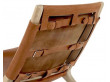 Fauteuil à bascule ou rocking chair scandinave modèle Rocker chêne blanchi