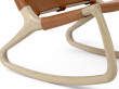 Rocking chair model Rocker, white lacquered oak