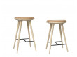 High Stool. 69 cm or 74 cm. Natural soaped oak.  