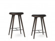 High Stool. 69 cm or 74 cm. Dark stained beech 
