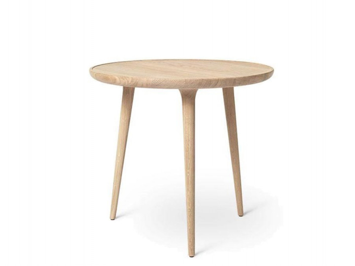 Table d'appoint scandinave modèle Accent chêne. Ø 60 cm