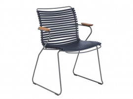 CLICK outdoor dinning chair with arm rest