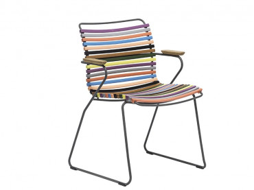 CLICK outdoor dinning chair with arm rest