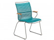 Chaise d'exterieur scandinave modèle CLICK dossier haut 17 coloris