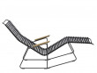 Chaise longue à bascule d'exterieur scandinave modèle CLICK 17 coloris