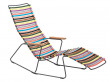 Chaise longue à bascule d'exterieur scandinave modèle CLICK 17 coloris